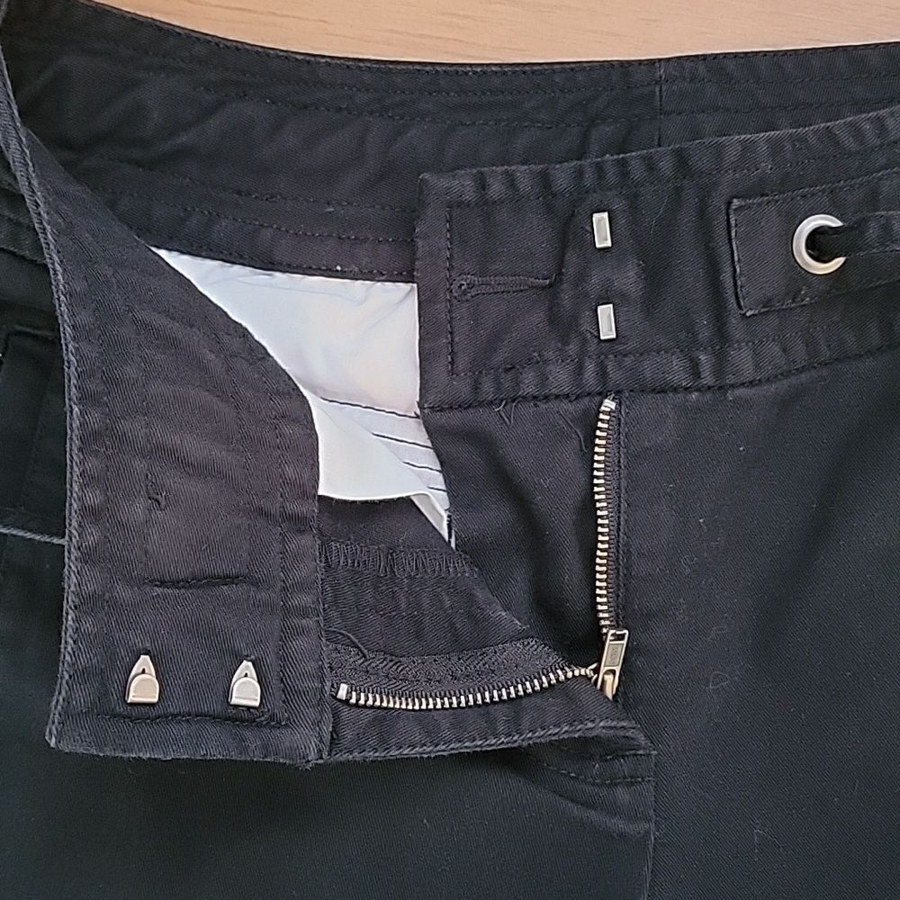 Liz Claiborne capris pant - Black Stretch Cotton Womens Size 4 - Picture 7 of 12